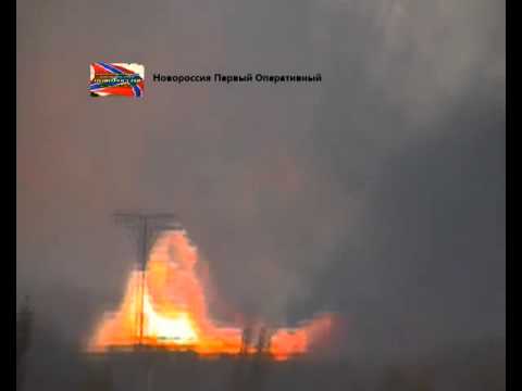 Youtube: Донецк 20.10.2014 Предположительно нанесён удар ТРК Точка у в район площадки