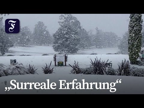 Youtube: 40 Zentimeter Schnee in Australien