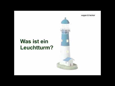 Youtube: vegan & lecker - Peter ist zurück mit flache Erdemüll - der Leuchturm