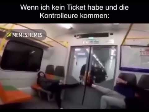 Youtube: Wenn man kein Ticket hat und Kontrolleure kommen.. | Bes