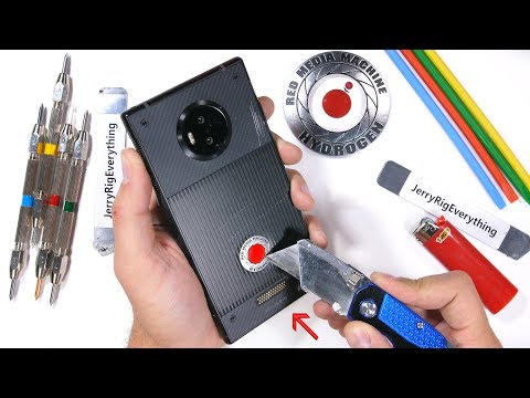 Youtube: RED Hydrogen One Durability Test - Scratching a Holographic Display?