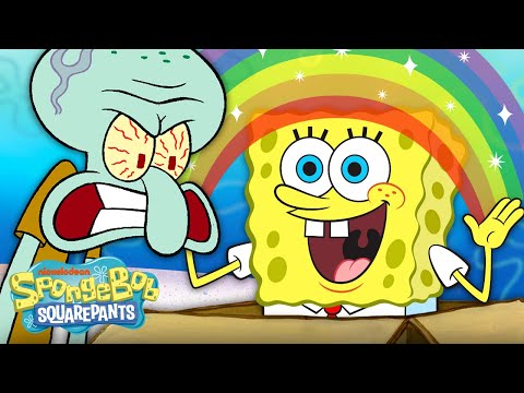 Youtube: SpongeBob Uses His Imagination 🌈 Idiot Box Full Scene | SpongeBob