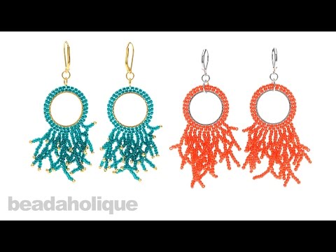 Youtube: How to Add Beaded Coral Around a Form that has Circular Brick Stitch