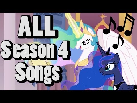 Youtube: All Songs from My Little Pony Friendship is Magic SEASON 4! (1080p HD) Every Song From MLP FiM S4