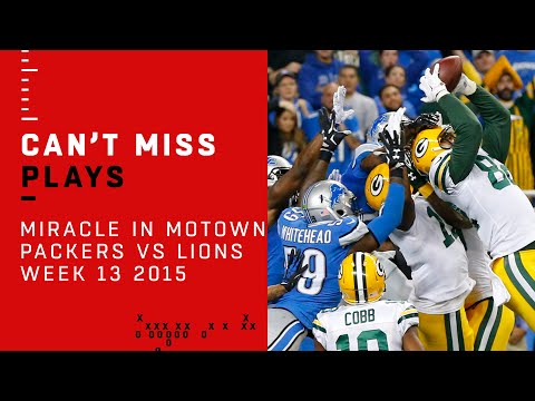 Youtube: Aaron Rodgers' Amazing Hail Mary: The Miracle in Motown! | Packers vs. Lions | NFL