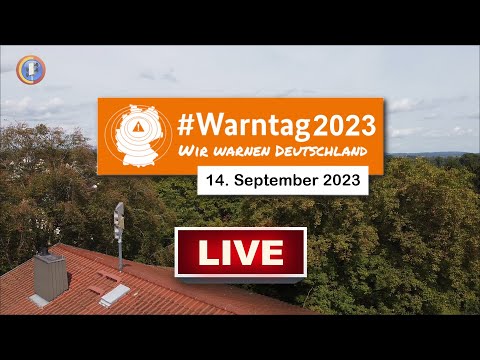 Youtube: Bundesweiter Warntag 2023 - Ankündigung Livestream | #Warntag
