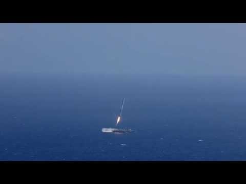 Youtube: SpaceX CRS-6 First Stage Landing