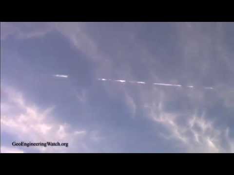 Youtube: On And Off Spraying Of Geoengineering Jet Is Beyond Dispute ( GeoengineeringWatch.org )