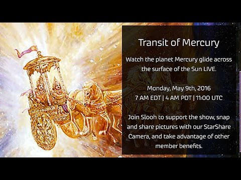Youtube: Transit of Mercury 2016