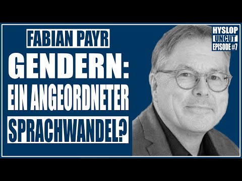 Youtube: Fabian Payr | "Von Menschen und Mensch*innen"-Autor über das Reizthema Gendern | Hyslop Uncut