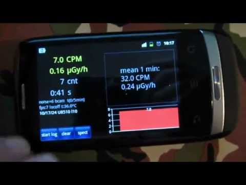 Youtube: REVIEW: "radioactivity counter" - geiger counter app for smartphone