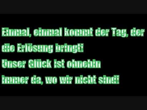 Youtube: Böhse Onkelz - Einmal (mit Text)