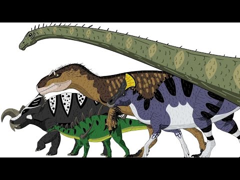 Youtube: MARCHING DINOSAURS | Animated Size Comparison