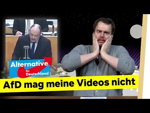 Youtube: AfD mag meine Videos nicht