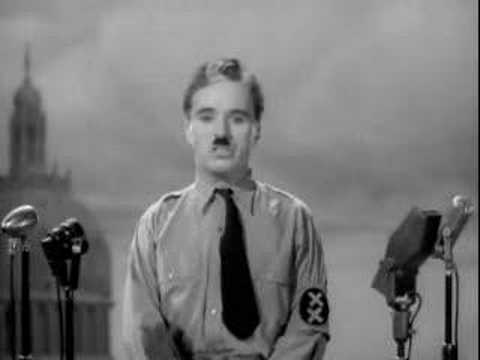Youtube: Charlie Chaplin speaks