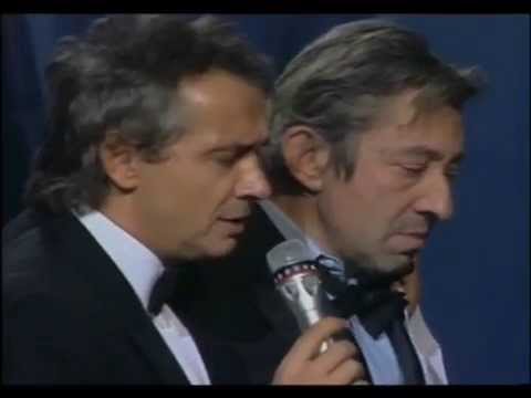 Youtube: Hommage à Serge Gainsbourg « La javanaise » Les Victoires de la musique 1990