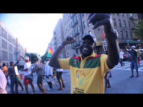 Youtube: Ghana Black Stars fans celebrate after goal (Bronx,NY)