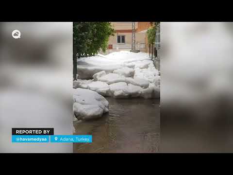 Youtube: Floods and heavy hailstorms in Adana, Turkey