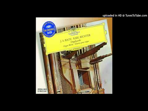 Youtube: Karl Richter - Organ Works / Toccata & Fugue In D Minor - II. Fugue - BWV 565