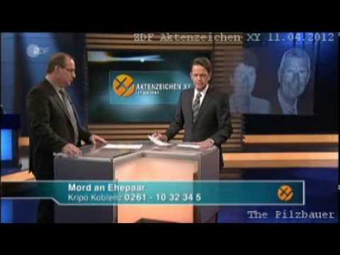 Youtube: Aktenzeichen XY... ungelöst 11.04.2012 live aus München mit Rudi Cerne - April - ZDF