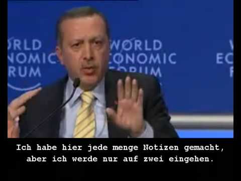 Youtube: Erdogans klare Worte an Israel (Davos)