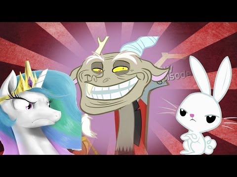 Youtube: YTP - Princess Celestia gets trolled by Discord