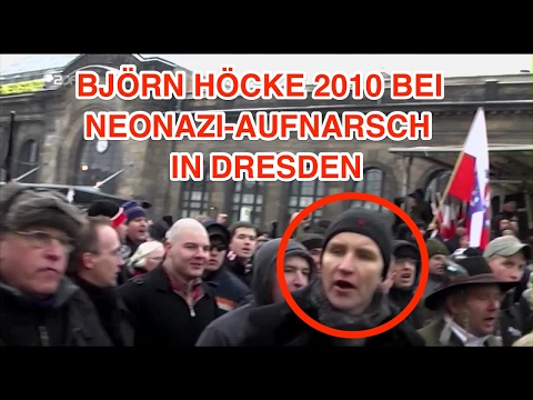 Youtube: ZDF heute: Björn Höcke 2010 bei Neonazi Aufmarsch in Dresden