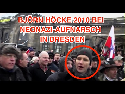 Youtube: ZDF heute: Björn Höcke 2010 bei Neonazi Aufmarsch in Dresden