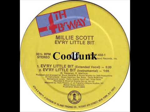 Youtube: Millie Scott - Ev'ry Little Bit (12" Extended Vocal 1987)