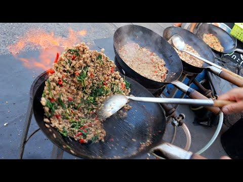 Youtube: 웍 4개도 모잘라! 시선을 압도하는 웍 달인들의 스킬!  / Amazing Wok Skill | Thailand Street Food