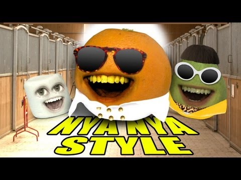 Youtube: Annoying Orange - ORANGE NYA NYA STYLE (GANGNAM STYLE PARODY)