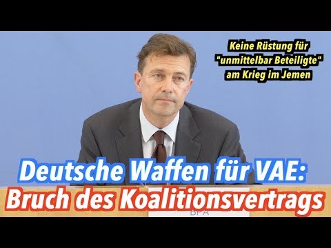 Youtube: Bundesregierung verkauft Waffen an VAE, obwohl sie das Gegenteil versprochen hat