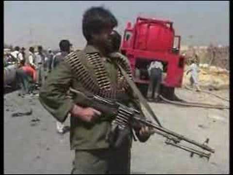 Youtube: Taliban suicide attack against afghan policemen