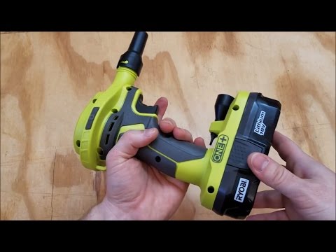 Youtube: Ryobi One+ 18V P738 High Volume Power Inflator Review