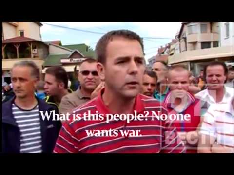 Youtube: United Citizens after shootings in Kumanovo - Macedonia