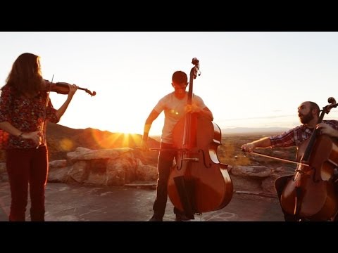 Youtube: Fix You / Clocks - Coldplay (violin/cello/bass mashup) - Simply Three