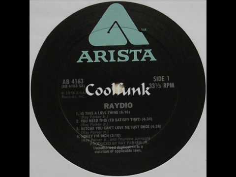 Youtube: Raydio - Is This A Love Thing (Funk 1978)