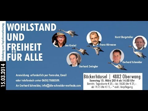 Youtube: Horst Burgstaller - Verein Gaia - Topinformationstag 2v6