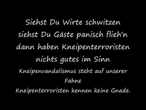 Youtube: Böhse Onkelz- Kneipenterroristen (Songtext)