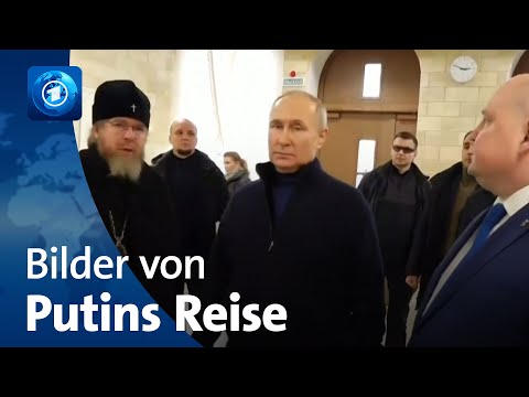Youtube: Kreml: Putin hat Mariupol besucht