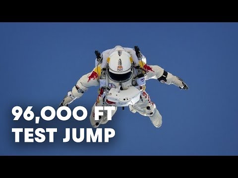 Youtube: 96,000 ft Test Jump Success - Red Bull Stratos 2012