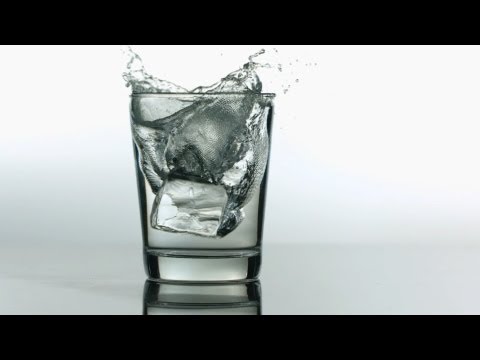 Youtube: Free Slow Motion Footage: Ice Cubes Into Glass of Water
