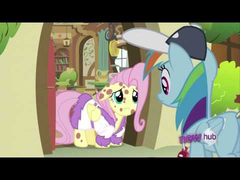 Youtube: Fluttershy fakes being sick