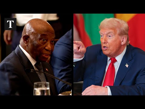 Youtube: Trump Asks Liberian President "Where He Learnt English"