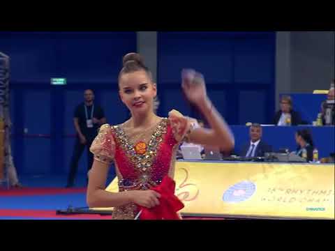 Youtube: Dina Averina Ribbon AA Rhythmic Worlds Sofia 2018