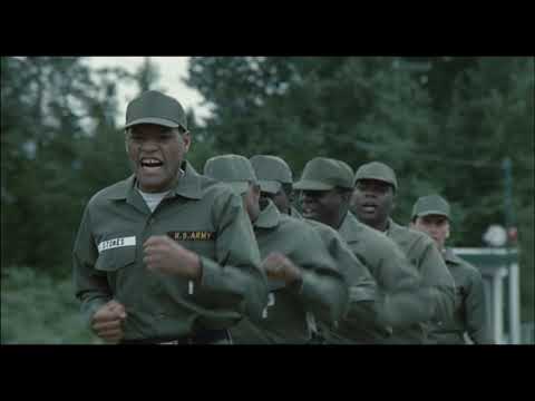 Youtube: Cadence (1990) Chain Gang march scene (4K AI upscale)