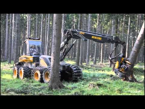 Youtube: Ponsse Ergo 8w Harvester im Starkholz