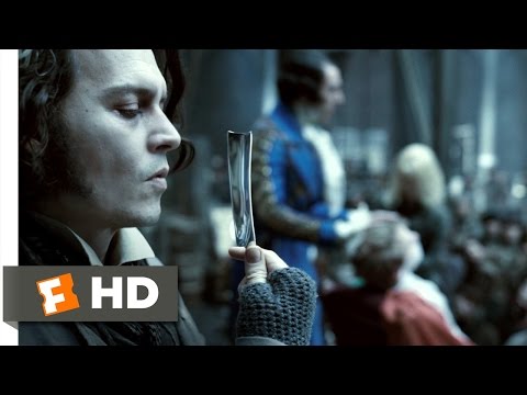 Youtube: Sweeney Todd (3/8) Movie CLIP - Shaving Contest (2007) HD