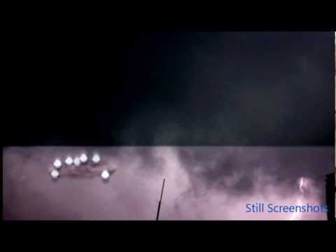 Youtube: NEW Thunderstorm UFO!!! 7 Light 'Arch' in Lightning!