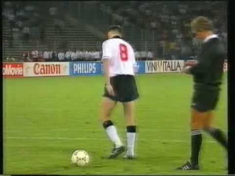 Youtube: England v Germany penalties 1990 World Cup semi-final